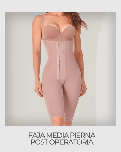 Faja Post-Op Media Pierna | Alta Compresión (Ideal lipo transferencia)