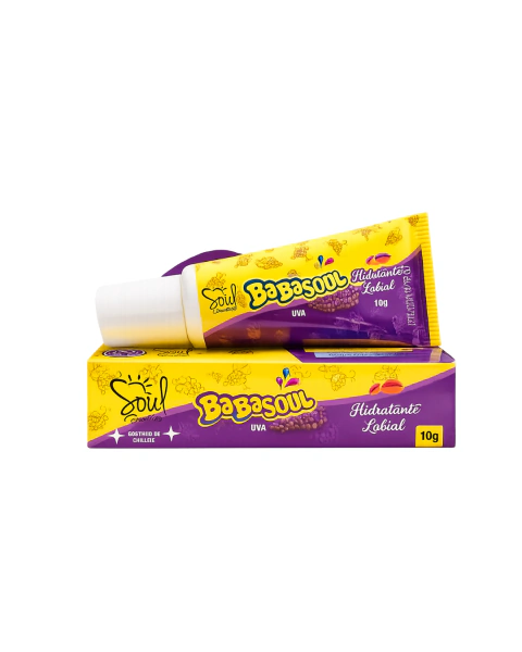 Hidratante Labial Gostinho De Chiclete Uva Babasoul