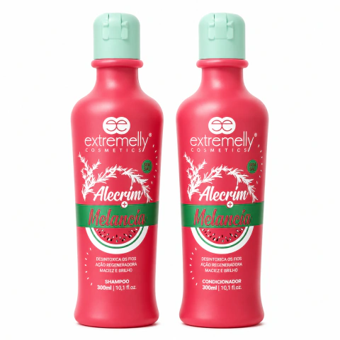 Combo Shampoo + Condicionador Melancia e Alecrim 300ml Detox Capilar