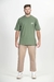Camisa streeetwear Wave Tee -Verde musgo