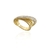 ANEL CRAVEJADO BANHADO A OURO - comprar online