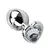 Plug Anal Cônico com Cristal Formato Coração M Sexy Import - Transparente - comprar online