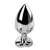 Plug Anal Cônico com Cristal Formato Coração M Sexy Import - Rosa na internet