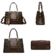 Bolsa de luxo de couro macio feminino ombro cross - Shopando | As melhores ofertas estão aqui