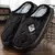 Imagem do Pantufa masculina executiva xadrez aconchegante EVA e Veludo
