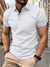 Imagem do Short Sleeve Slim Men Polo Shirt