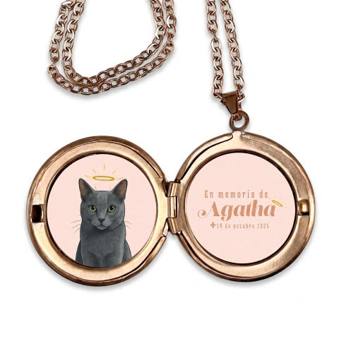 ✨ Relicario Conmemorativo "Siempre en mi Corazón" – Acero Inoxidable Personalizado ✨ - comprar en línea