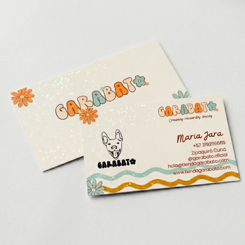 Tarjetas de presentación laminadas ✨