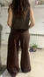 Jean wide leg VERONA DARK BROWN - Jean&Tonic
