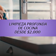 Apartado Limpieza Profunda Cocina