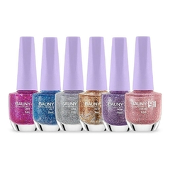 Esmalte Glitter 9free 9ml - Cor Nina - Bauny Cosméticos - loja online