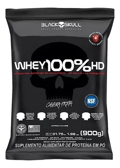 Whey 100% Hd Refil Black Skull - 900g