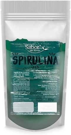 SPIRULINA EM PÓ 60G - SABOR DA TERRA