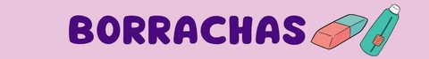 Banner da categoria Borrachas Escolares