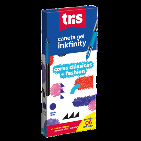 Caneta Gel Inkfinity Clássica - Azul - 0.6mm