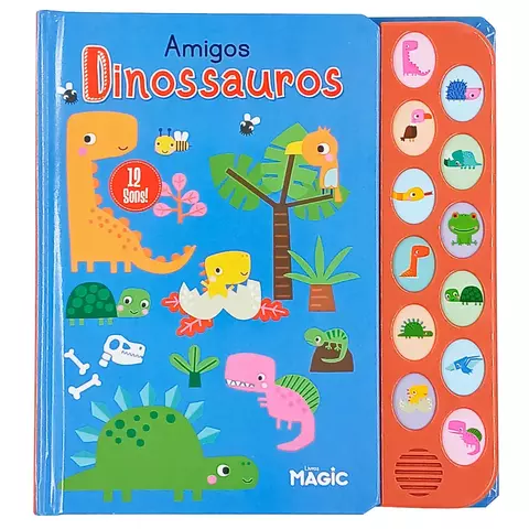 Livro Amigo Sonoro 21,5cm Em Papel Magic Kids