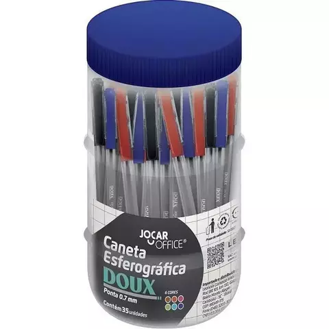 Caneta Esferográfica DOUX - Ponta 0.7 mm