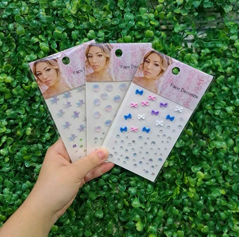 Adesivo Facial Carnaval Pedrarias Sortidos
