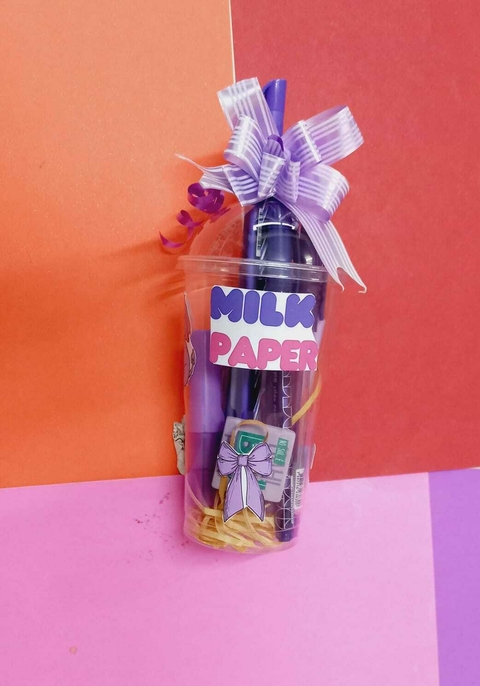Kit Criativo Milk Paper – 10 Itens de Papelaria
