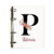 Fichário Personalizado Alfabeto Floral Mármore - comprar online