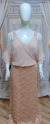 Vestido de festa (seminvo), na cor rosa 1423 - comprar online