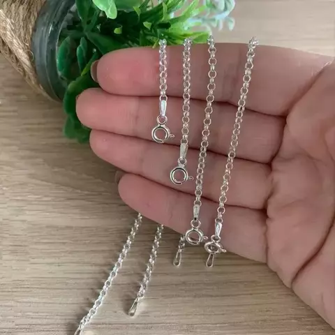 Pulseira Elo Português Prata 925 19cm