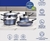 Juego De Ollas Tramontina Cookware set 7 Pzas - Home MnSA