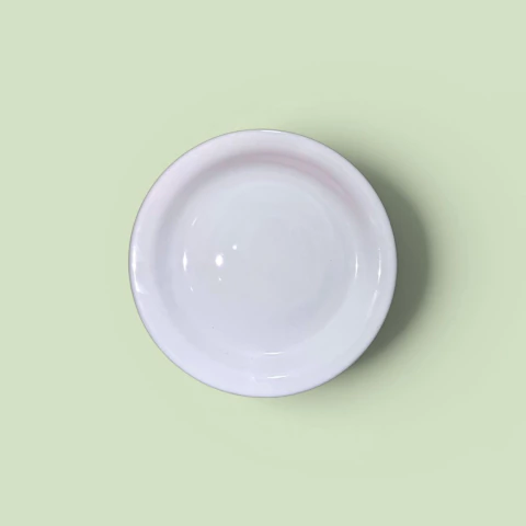 Platos de Postre Gourmet 20 cm Porcelana Ala Angosta Oxford x6