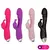 Vibrador ponto G com estimulador de clitóris