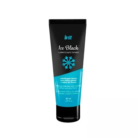 Lubrificante Black Ice | Efeito Gelado e Sabor Menta Extra Forte | 50g