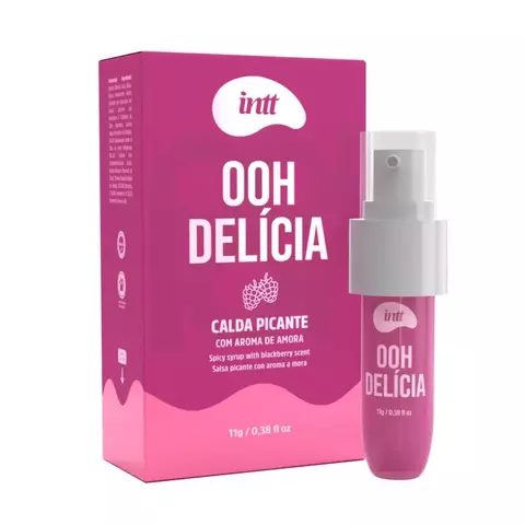 Ooh Delícia – Calda Beijável Picante Sabor Amora | 11g