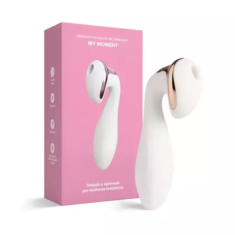 Vibrador com Sugador My Moment - comprar online