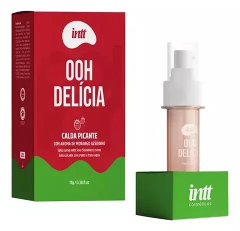Ooh Delícia – Calda Beijável Picante Sabor Morango Azedinho | 11g - comprar online