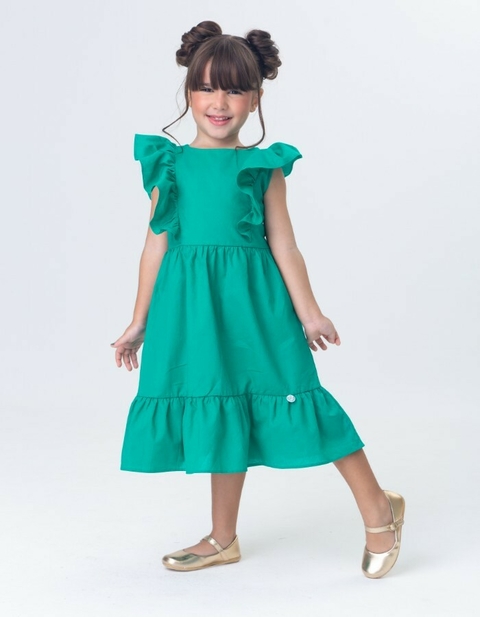 Vestido Gabriely Verde - comprar online