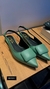 Slingback detalhe geométrico - cor Verde