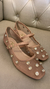 Sapatilha tule c/ aplicações - Cor Rose - comprar online