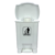 Lixeira 17 L Branca Com Pedal e Tampa Articulada Perfect - comprar online