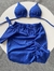Kit Praia Malibu - Conjunto Biquíni + Saia + Xuxinha na internet