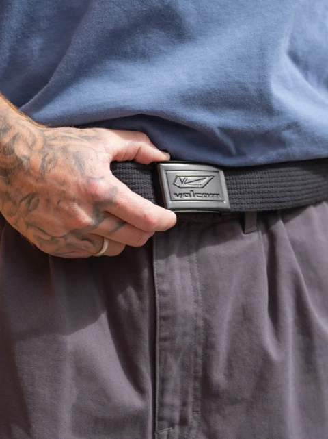 Cinto Volcom Mod Stone Preto