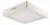 luminária led quadrada de sobrepor 12w 6500k estrutura branco 110v/220v - comprar online