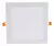 Luminária Led Quadrada De Embutir 12w 6500k Estrutura Branco 110V/220V