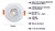 Spot 3W Cob Redondo Branco Quente 110V/220V na internet