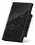 interruptor inteligente wifi 4 botões led alexa google home (cor preta ) 4x2