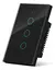 interruptor inteligente wifi 3 botões led alexa google home (cor preta )