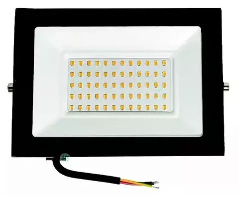 Refletor Led 400w 127/220V - Carcaça Preta Luz Branco-Quente IP65/IP66 A prova D'Água