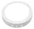 Luminária Led Redonda De Sobrepor 12w 6500k Estrutura Branco 110V/220V