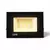 Refletor Led 20w 127/220V - Carcaça Preta Luz Branco-Quente IP65/IP66 A prova D'Água