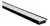 Perfil De Led Slim 2mts Para Embutir Em Gesso Drywall e Marcenaria ( Cor Preta ) - egled