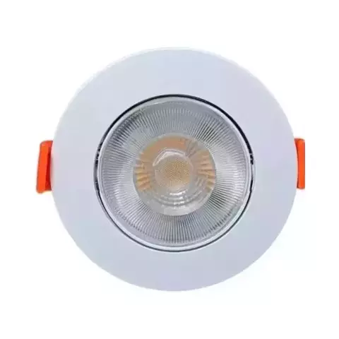 Spot Led 5w Redondo Direcionável Cor Branco Quente 110V/220V