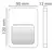Balizador Parede Escada Ip65 Led 2w 4x2 Externa E Interna - comprar online
